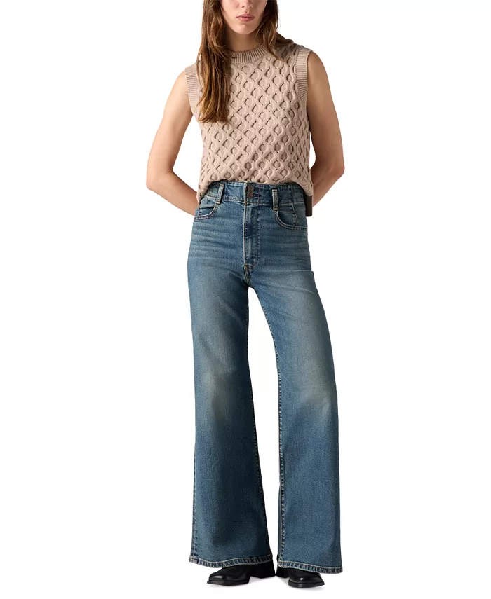 

Женские джинсы с высокой посадкой Bell Ribcage Levi's, синий