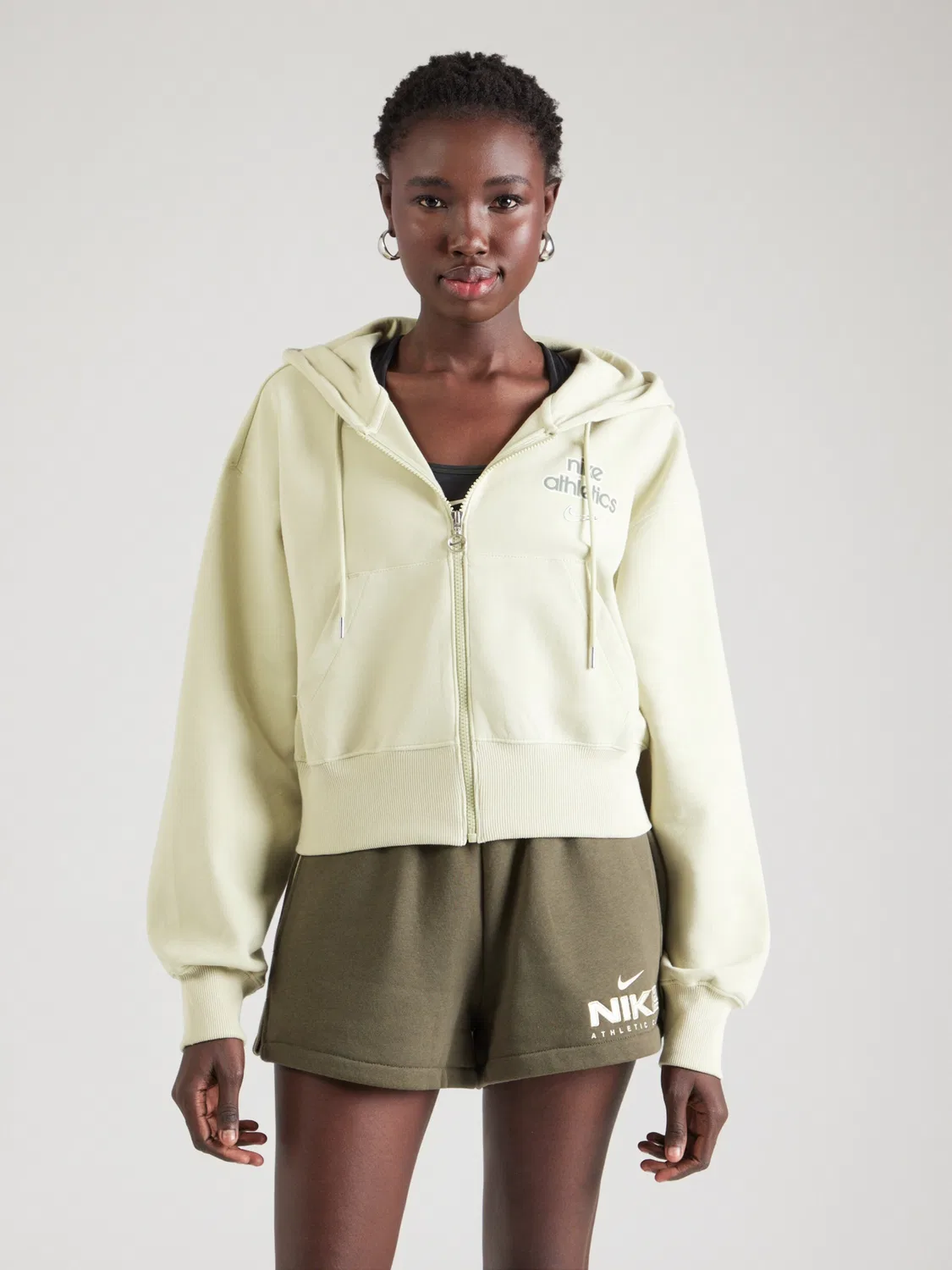 Толстовка на молнии 'PHNX FLC' Nike Sportswear, Light Green — фото 3