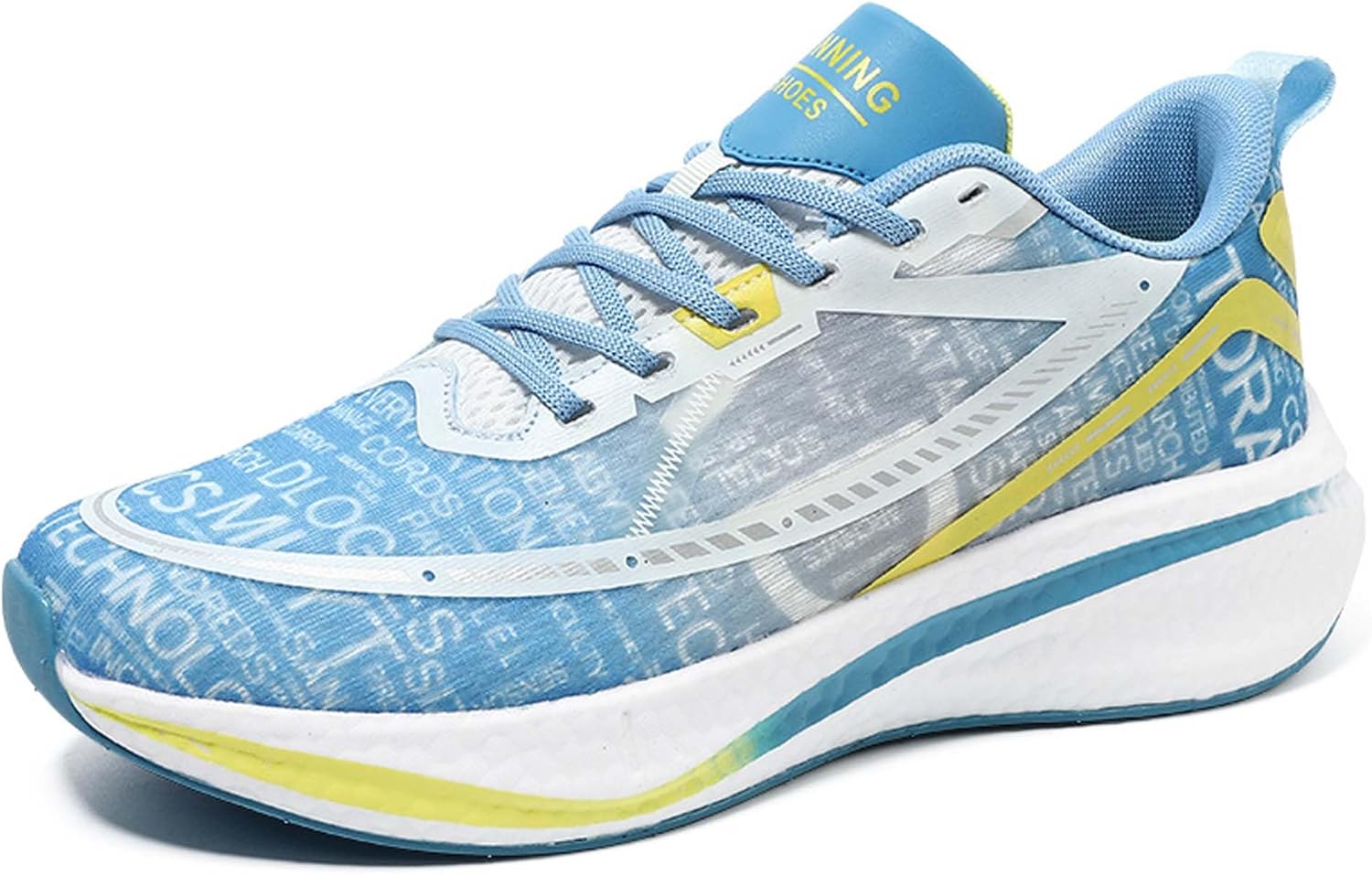 

Кроссовки для баскетбола с люминесцентной шнуровкой и цветовой маркировкой, удобные походные кроссовки для мужчин и женщин Wurmiuhd, синий