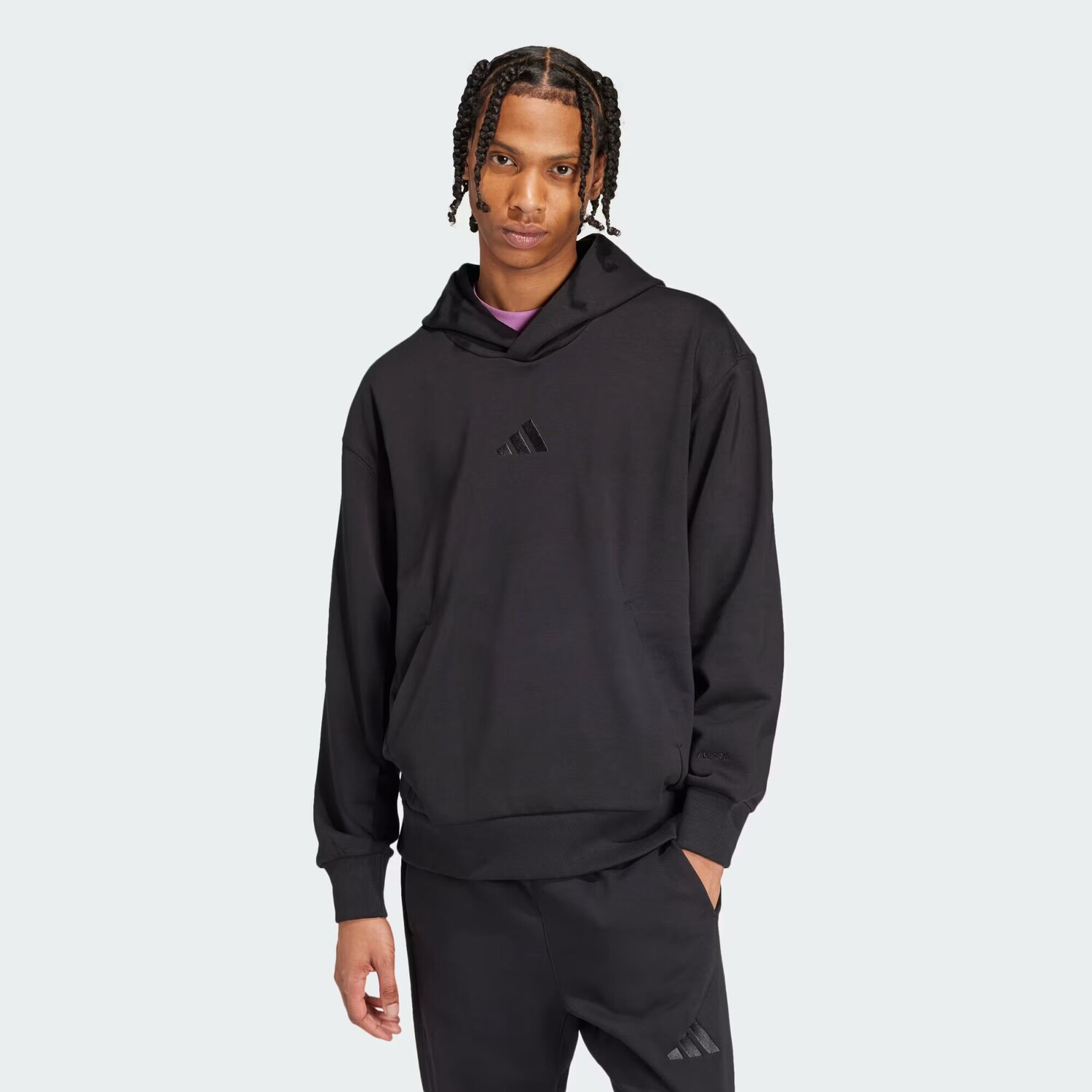 

Флисовая толстовка ALL SZN Adidas, цвет Black