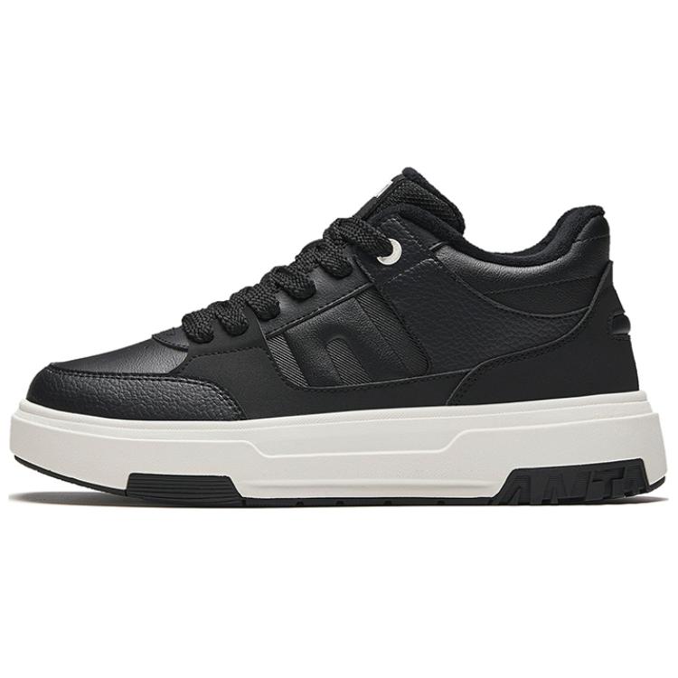 

Антискользящие износостойкие полувысокие скейтерские кроссовки Anta Men's Black White