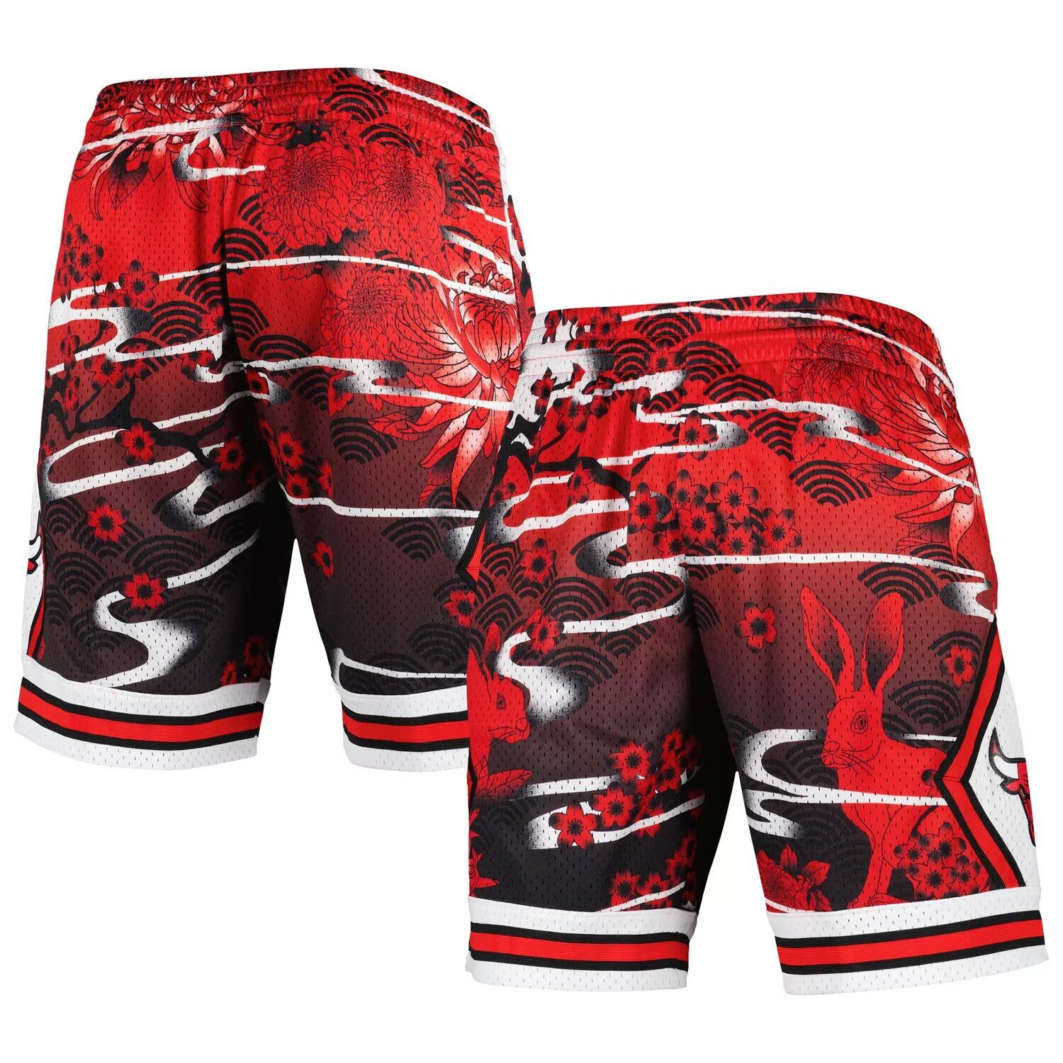 

Мужские шорты Mitchell & Ness Red Chicago Bulls Lunar New Year Swingman