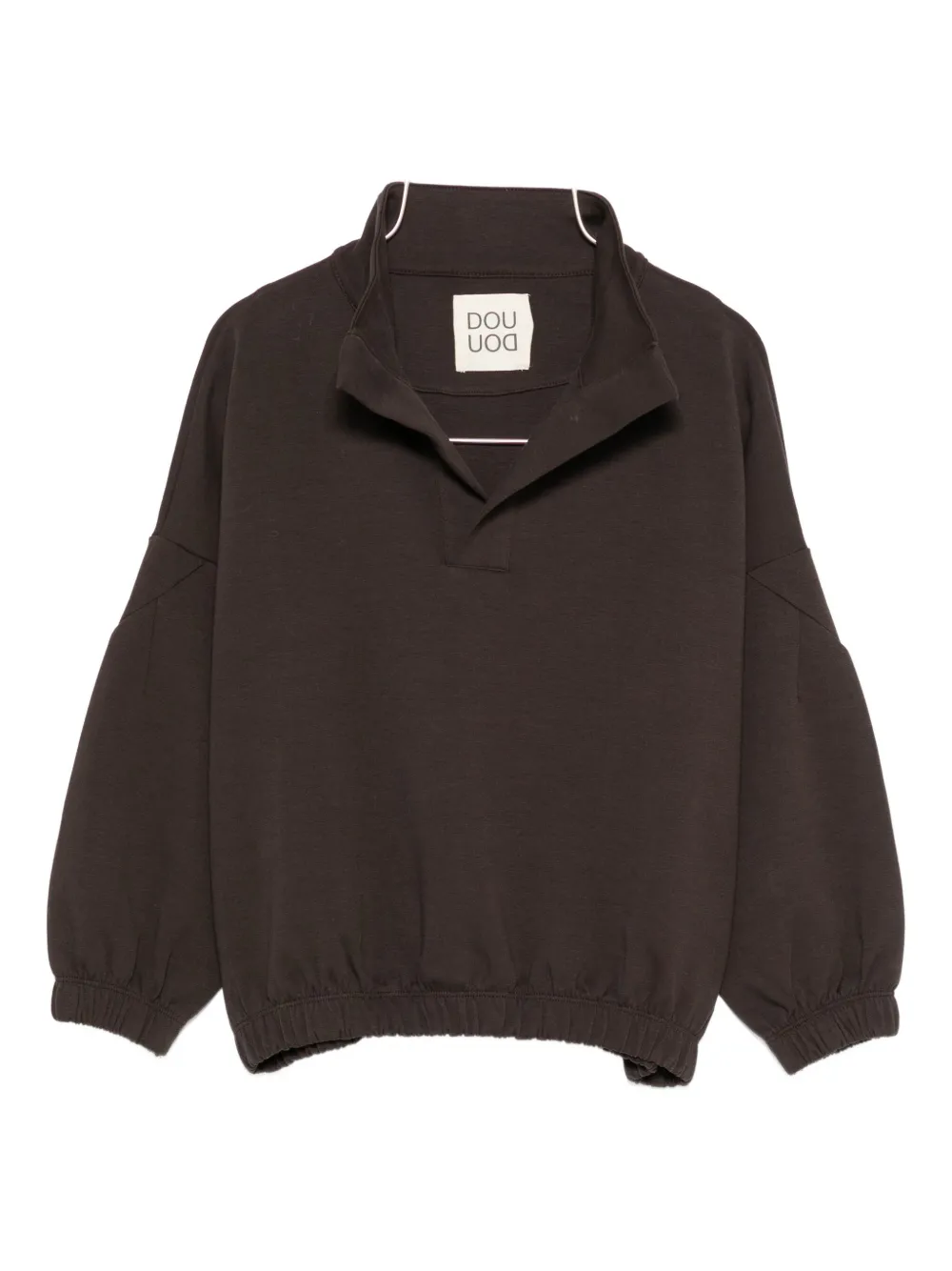 

Свитшот с V-образным вырезом Douuod Kids, коричневый