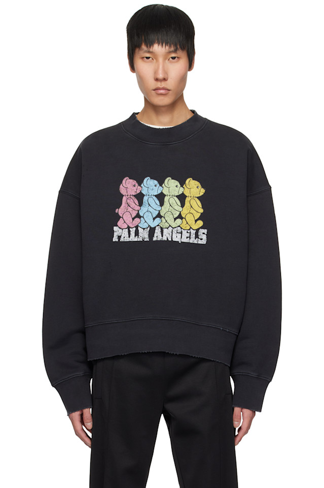 

Свитшот с медведями Palm Angels, мультиколор