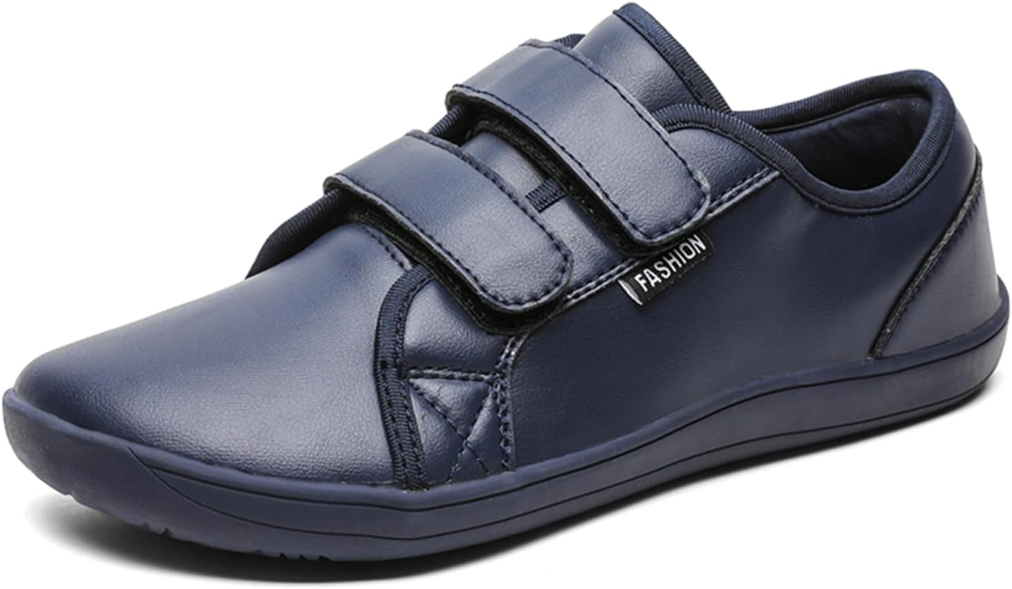 

Мужские плоские кроссовки, модные повседневные слипоны с двойными ремешками, широким носком, для походов, бега, прогулок и босоногой ходьбы Dacnakby, синий