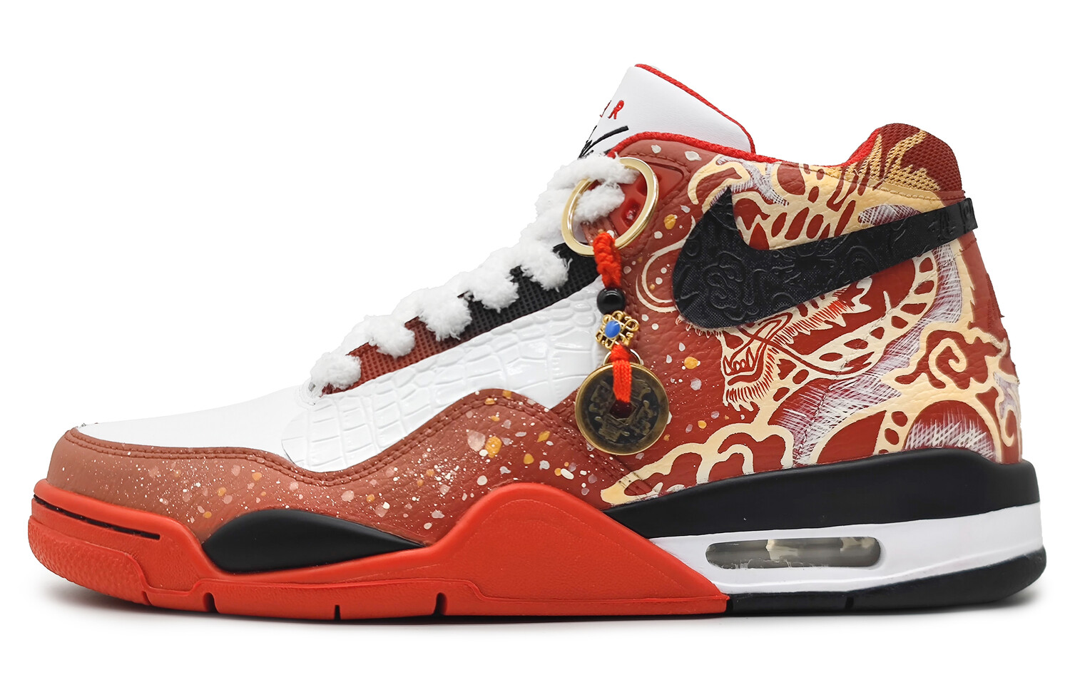 

Винтажные баскетбольные кроссовки Nike Flight Legacy унисекс, Chinese Red