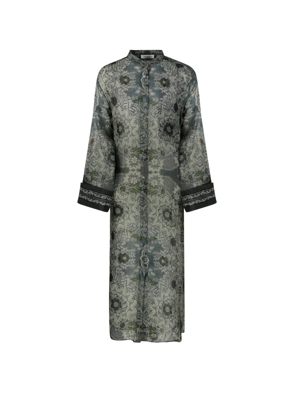 

Топ с цветочным принтом Into The East, синий