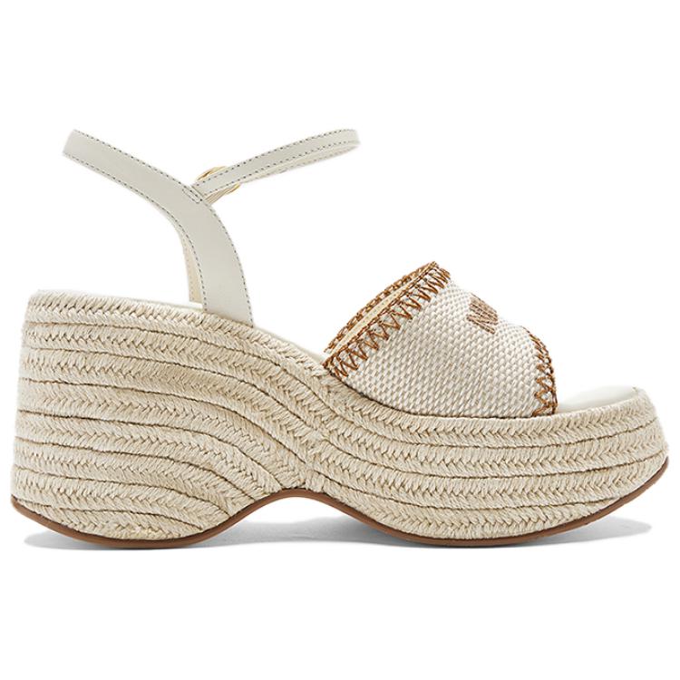 NINE WEST Женские сандалии на одной бляшке 9,5 см абрикос, цвет Apricot — фото 4