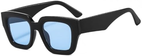 

Винтажные квадратные солнцезащитные очки 2027 года для женщин и мужчин, с широкими дужками и крупной оправой, модные солнцезащитные очки, летние ретро-тренды MTZJH, C17