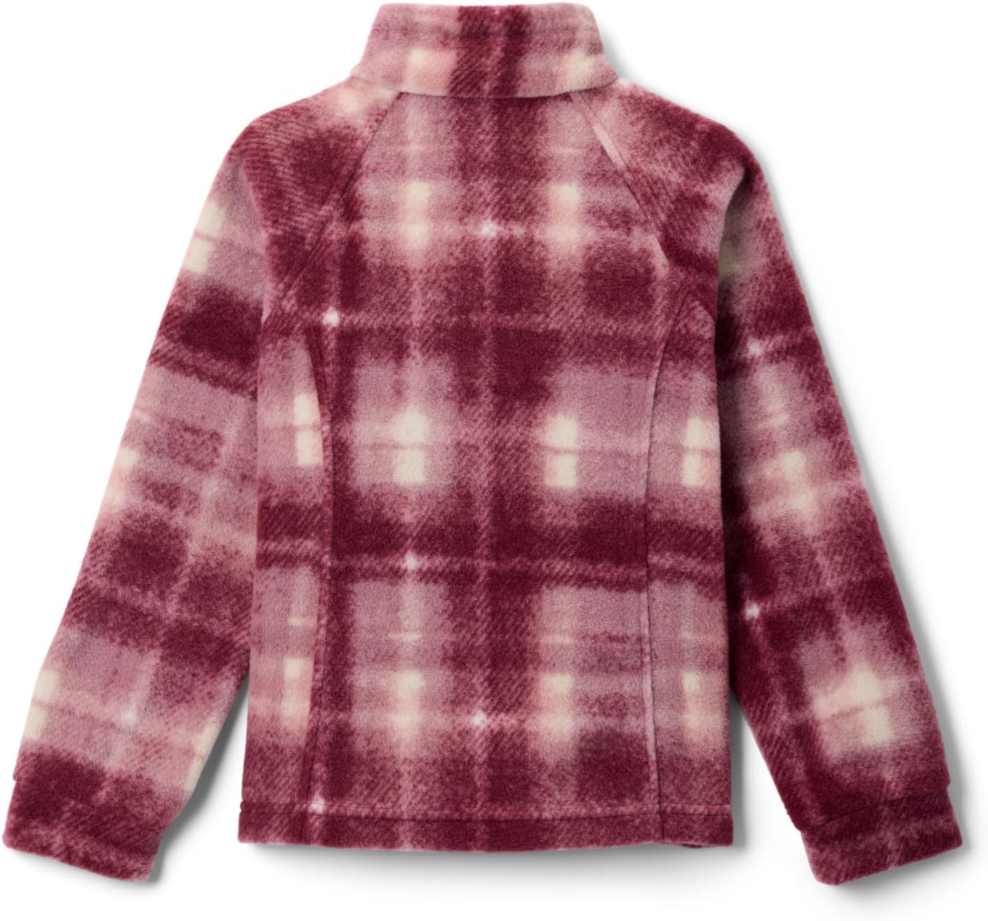 Columbia Youth Girls Benton Springs II Printed Fleece, Eraser Pink Omblur — фото 2