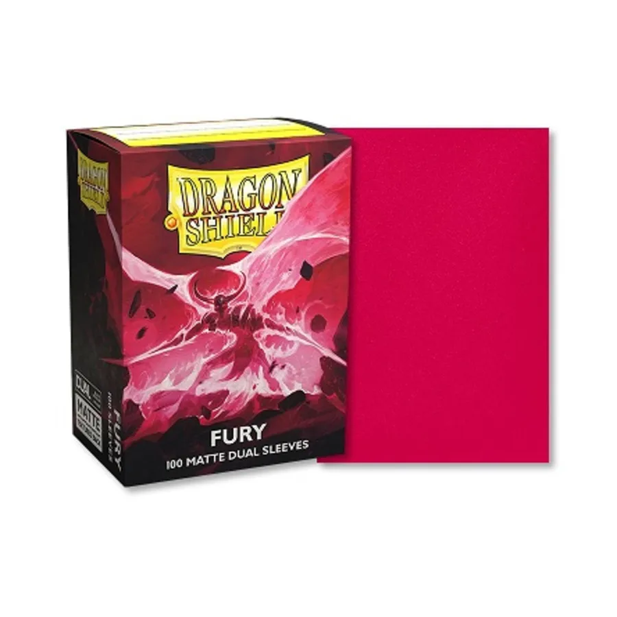 

Стандартные рукава — матовая двойная ярость (100), Dragon Shield - Card Sleeves - Standard Matte Dual