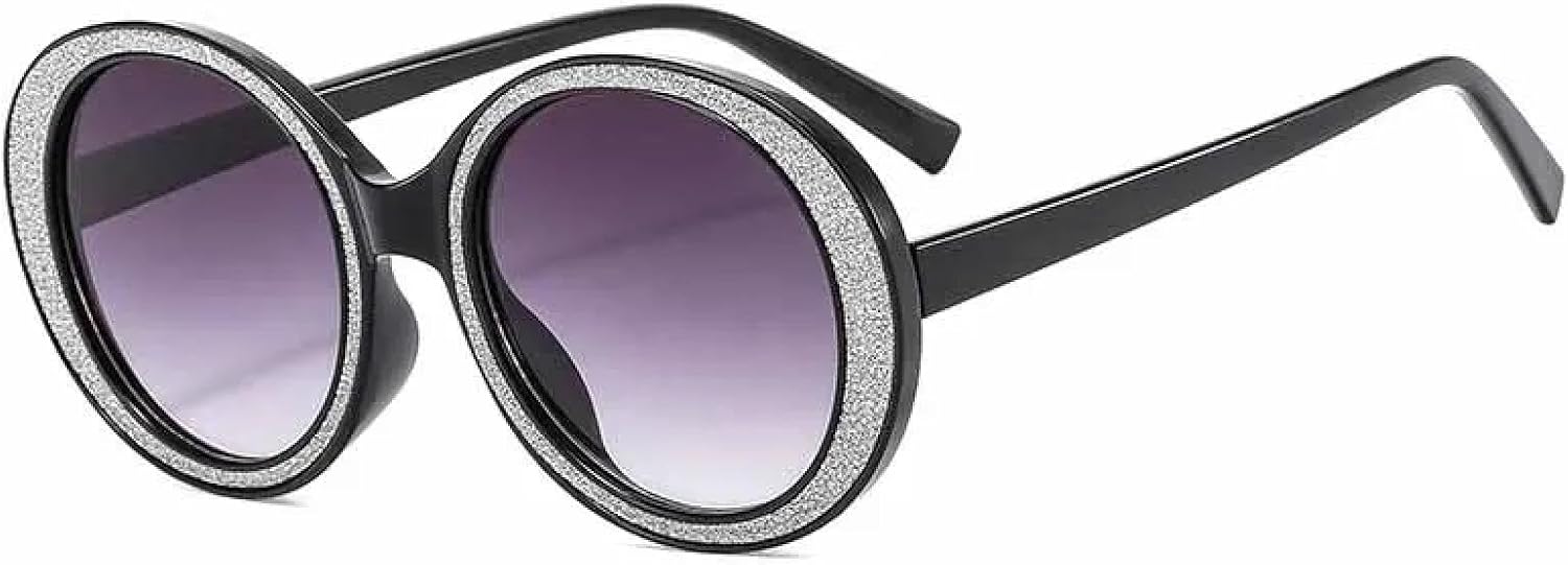 

Солнцезащитные очки овальной формы с крупной оправой для женщин и мужчин, модные, роскошные, для отдыха на природе, летних путешествий, солнцезащитные очки UV400 TKKTLLT, Black Gradient Gray