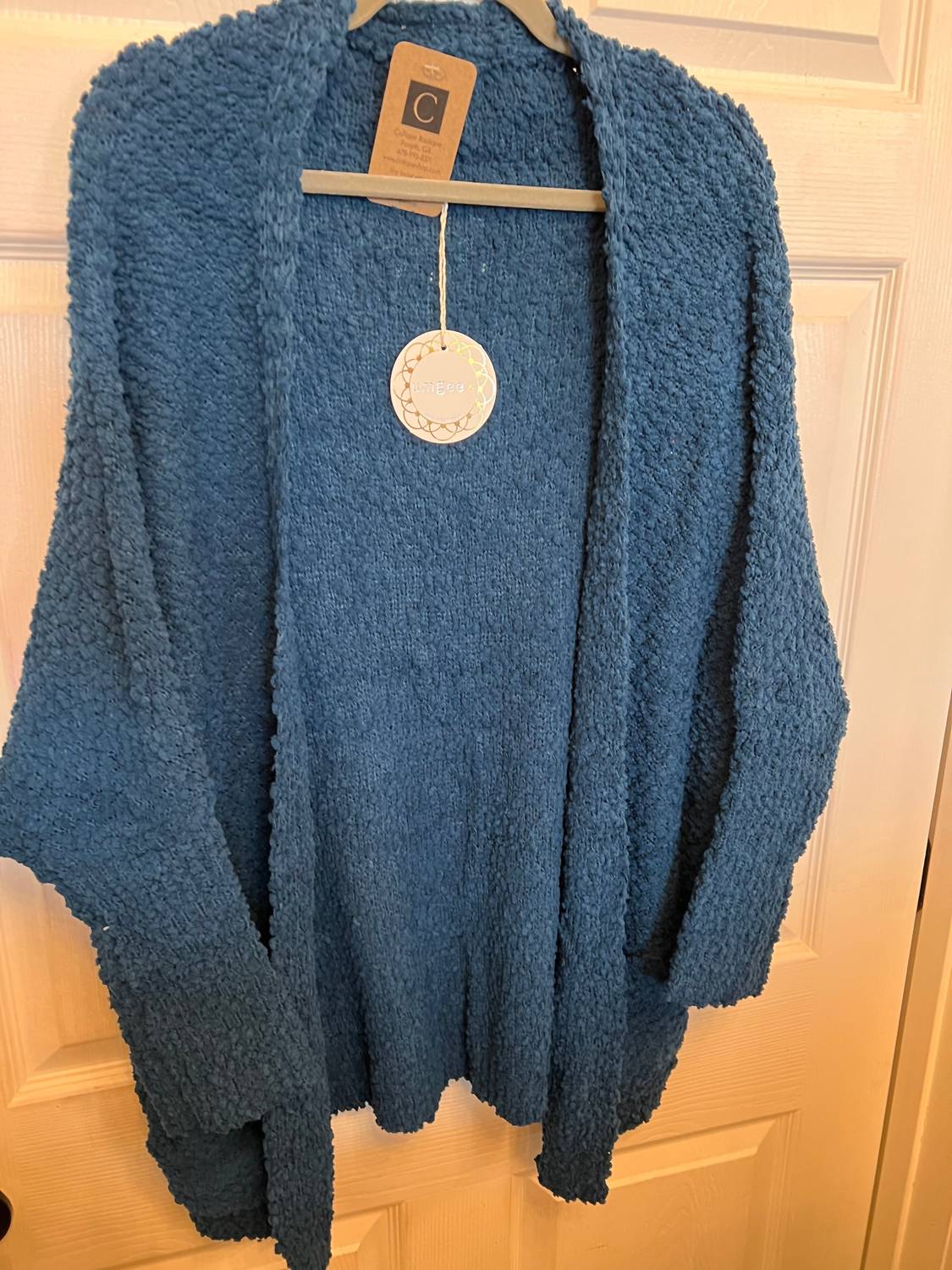 

Кардиган цвета морской волны umgee, цвет teal