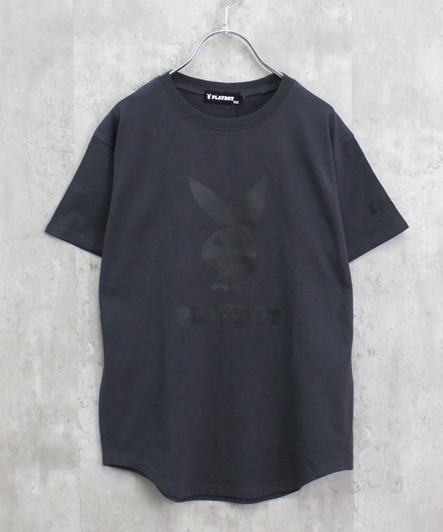 Детская футболка PLAYBOY с логотипом, свободный крой, THE CASUAL серая