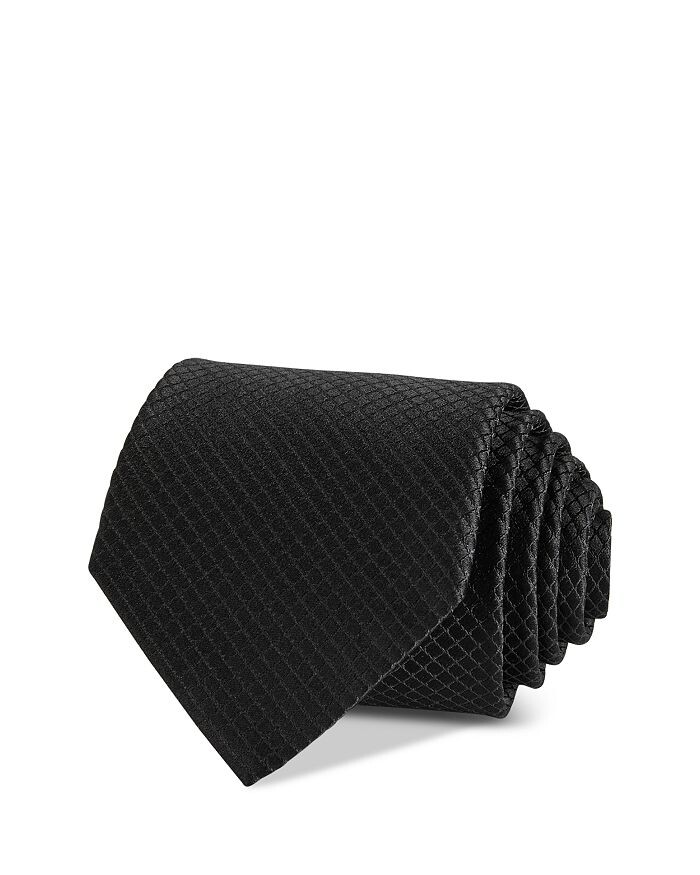 

Классический текстурированный галстук в магазине Bloomingdale's The Men's Store at Bloomingdale's, черный