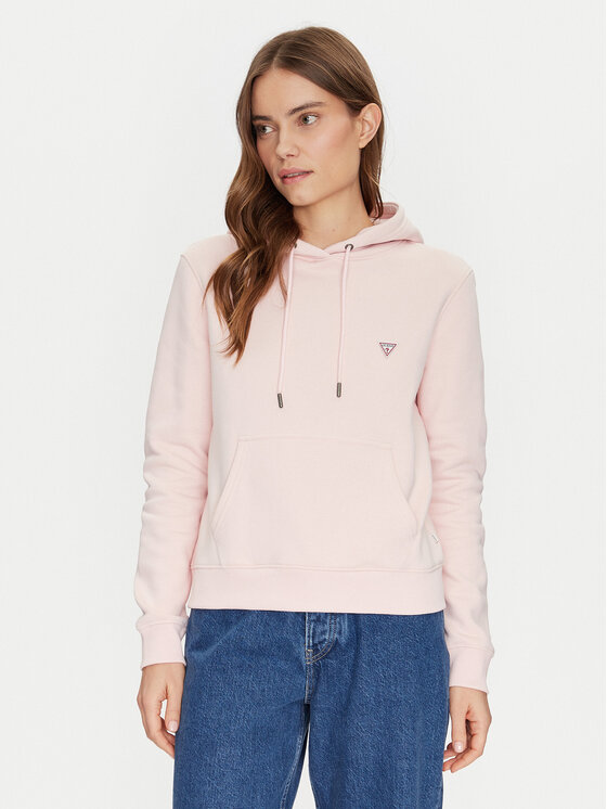 

Толстовка обычного кроя W4YQ04 KC811 Guess Jeans, розовый