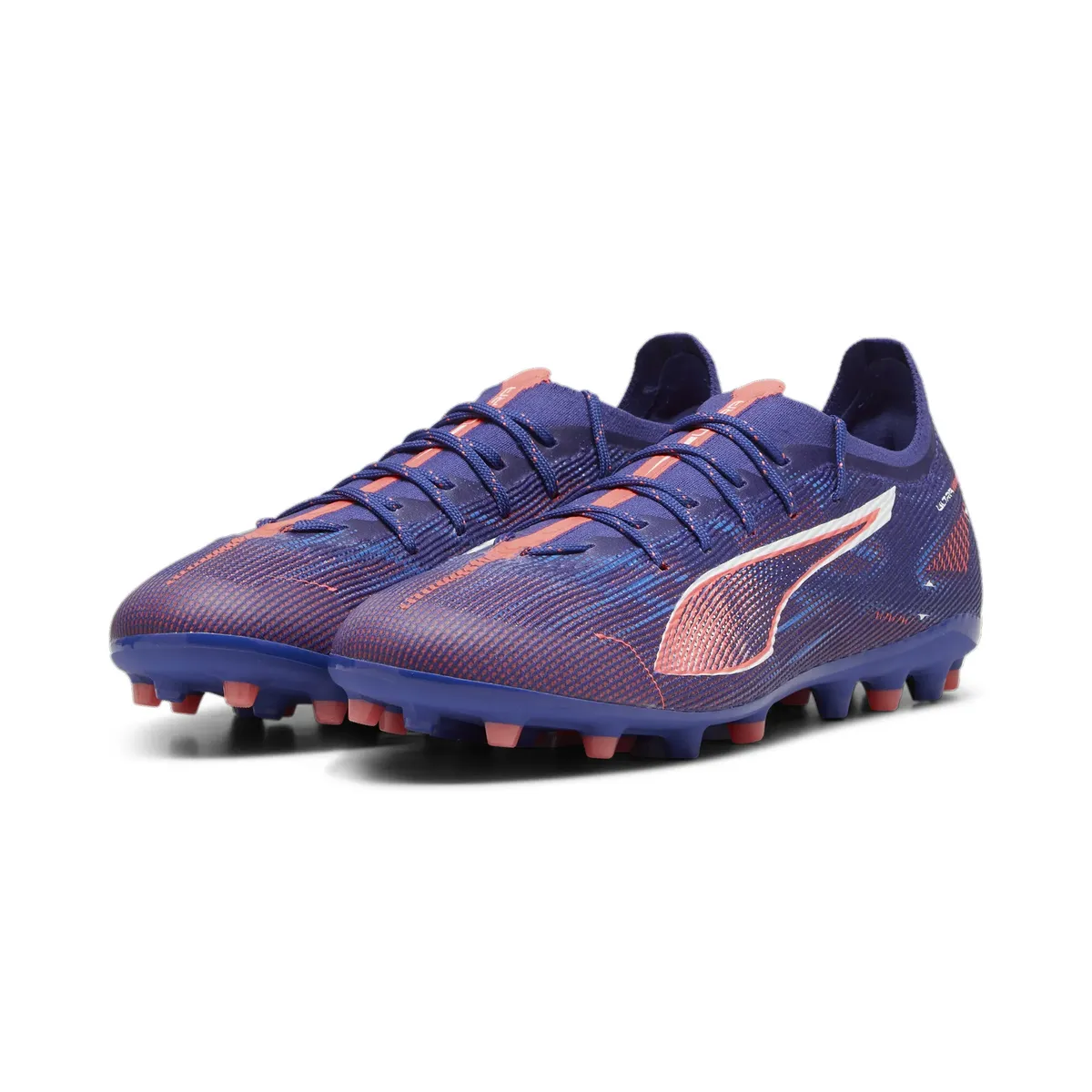 

Футбольные бутсы PUMA "ULTRA 5 PRO MG", цвет Lapis Lazuli- Puma White-Sunset Glow