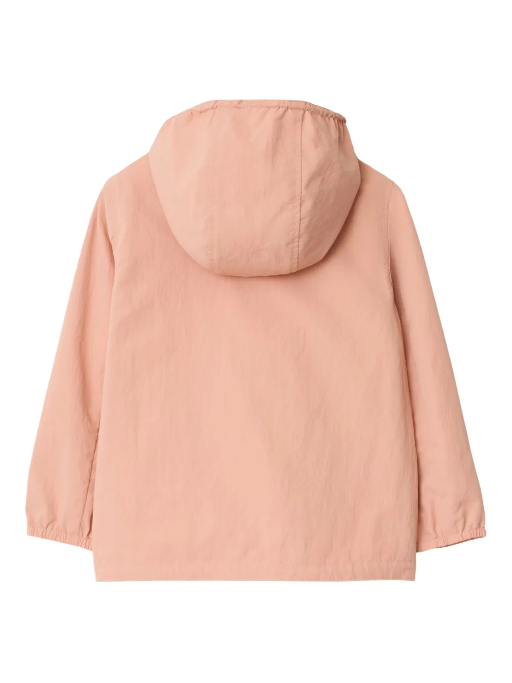 Куртка с капюшоном и принтом Equestrian Knight BURBERRY KIDS, розовый — фото 2