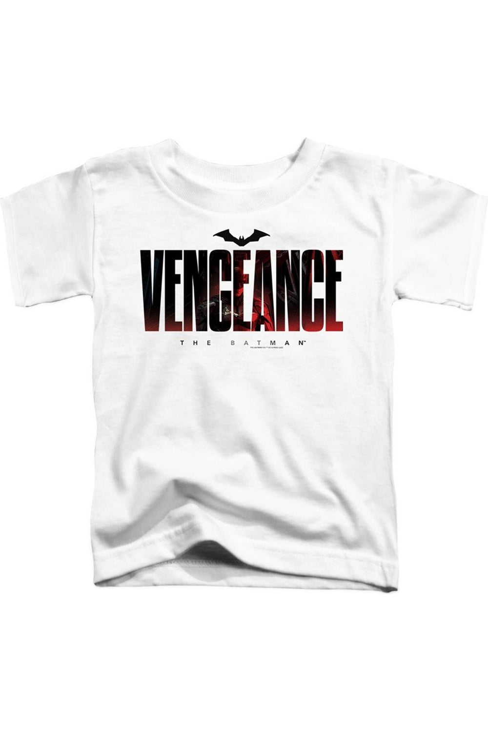 

Футболка для малышей The Batman Vengeance For The Bat с коротким рукавом Gildan, белый