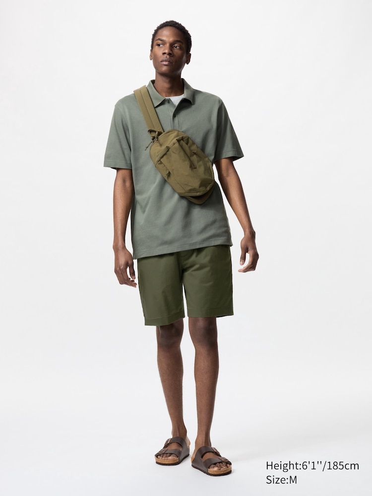 

Легкие эластичные шорты Uniqlo, цвет 56 зеленый