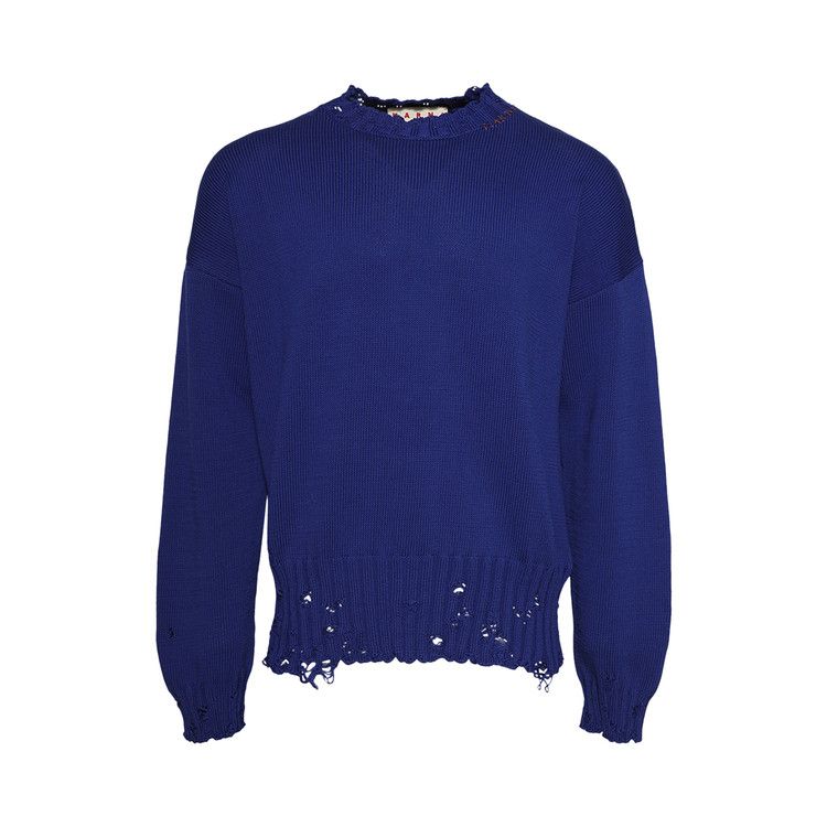 

Свитер Marni Distressed Sweater, Bluette