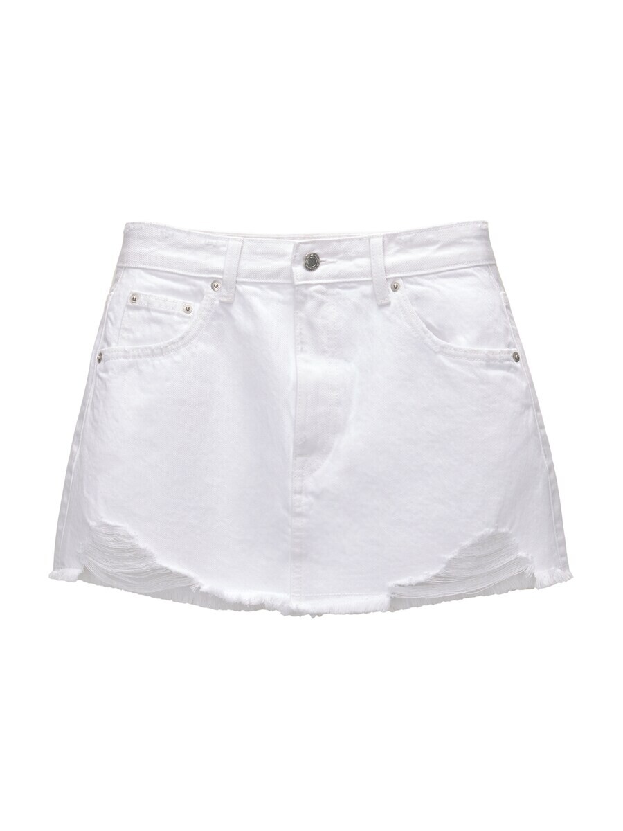 

Юбка Pull&Bear, цвет White Denim