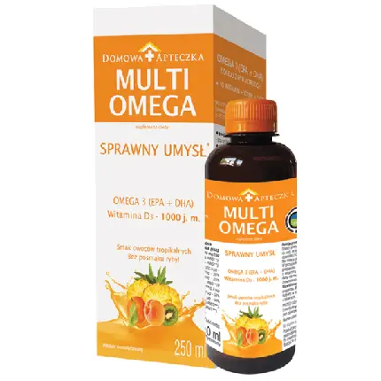 

Добавка Омега-3 с тропическим вкусом 250 мл Omegatropic
