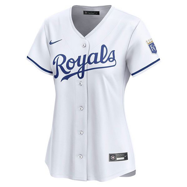 Женская белая футболка Kansas City Royals Home Limited Nike — фото 3