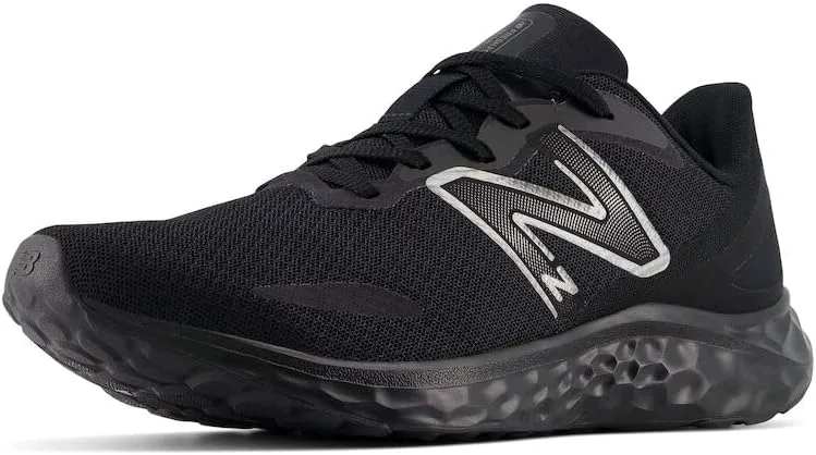 New Balance Мужские кроссовки Fresh Foam Arishi V4 с противоскользящей подошвой, черный/металлик — фото 2