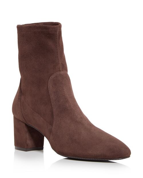 

Женские ботильоны Yuliana на блочном каблуке Stuart Weitzman, цвет Brown