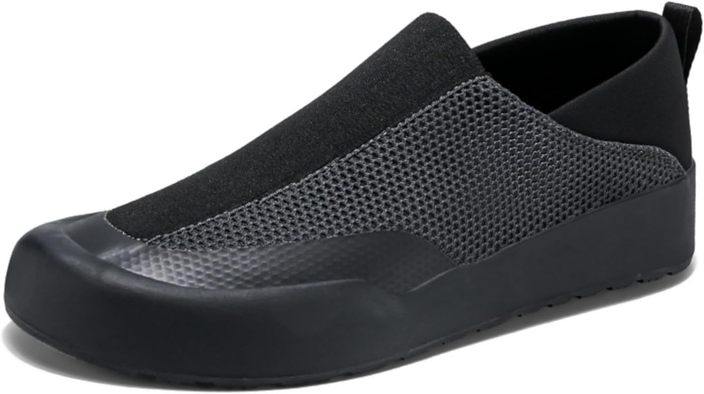 

Мужские ультралегкие дышащие кроссовки на сетке с застежкой-слипоны - удобные для повседневной носки, идеальны для дома, отдыха, офиса и спорта Khwfjas, серый