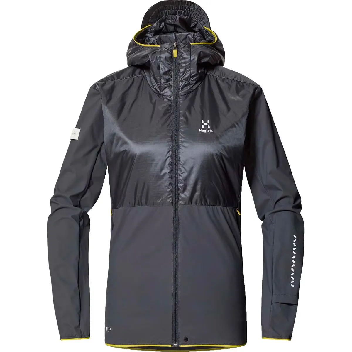 

Женская куртка L.I.M Tempo Trail Mimic Hood Haglöfs, темно-серый