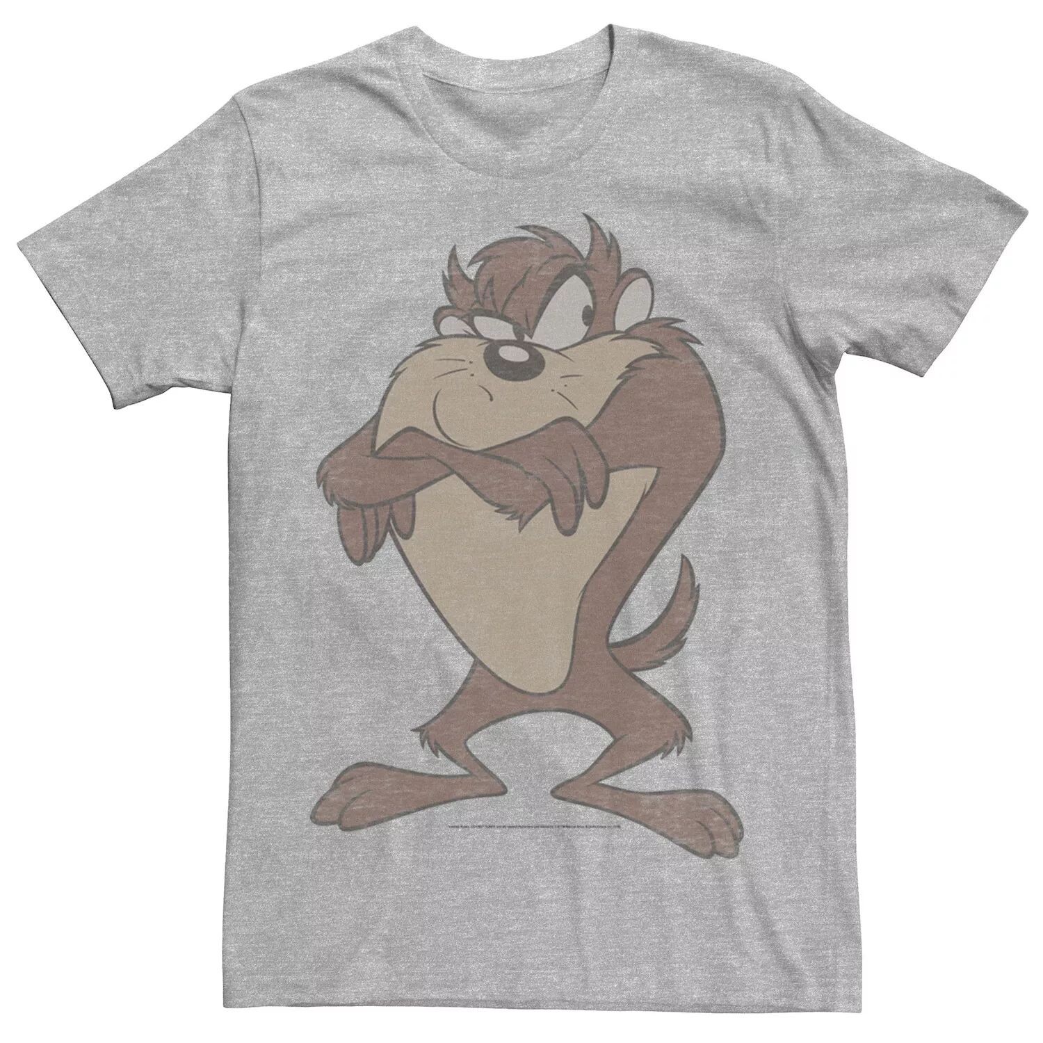 

Мужская футболка с простым портретом Looney Tunes Tasmanian Devil Licensed Character