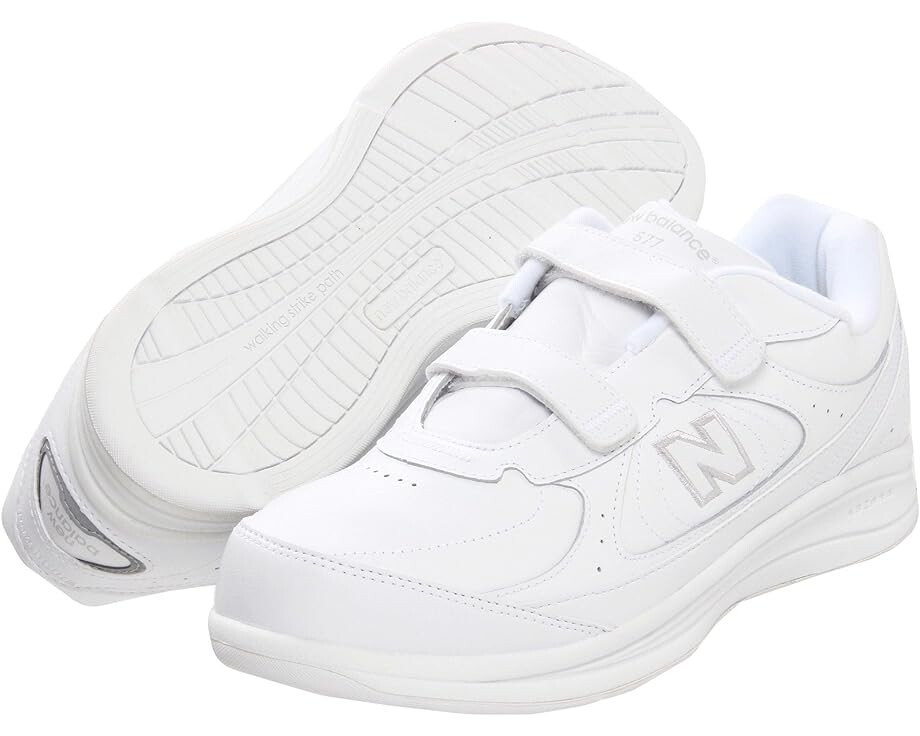 

Кроссовки New Balance Hook and Loop 577, цвет White/White