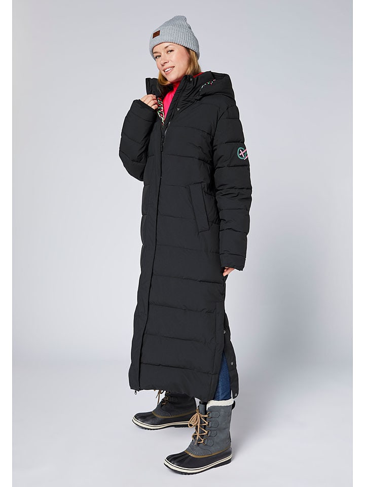 

Chiemsee Стеганое пальто черного цвета