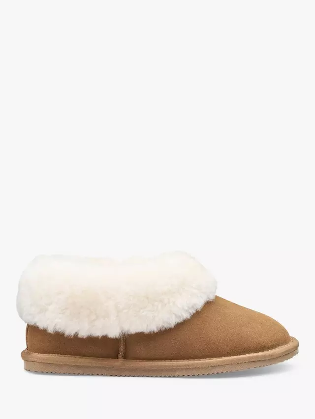 

Тапочки Hotter Hug Suede Sheepskin Lined, цвет chestnut