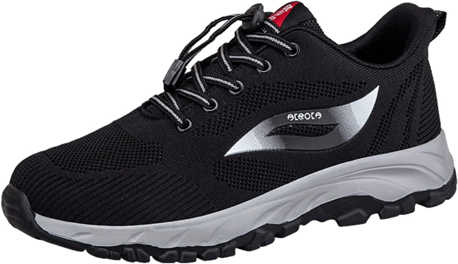 

Мужские весенне-летние нескользящие модные легкие кроссовки для ходьбы, подходящие для мужчин среднего и старшего возраста, размер 11 (широкая колодка) Generic, черный