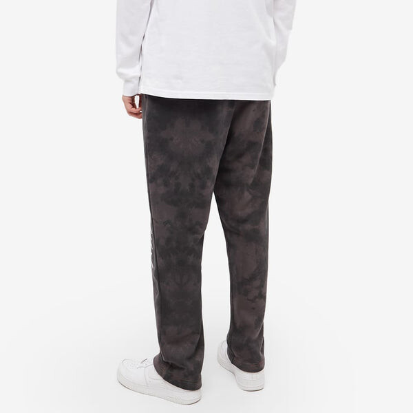 Спортивные штаны Air Jordan Tie Dye Alphabet Lacing Fleece Sports Pants Men's Brown, черный — фото 3