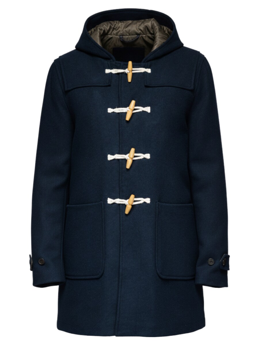 

Пальто межсезонное Ombre OM-COWC-0131, темно-синий