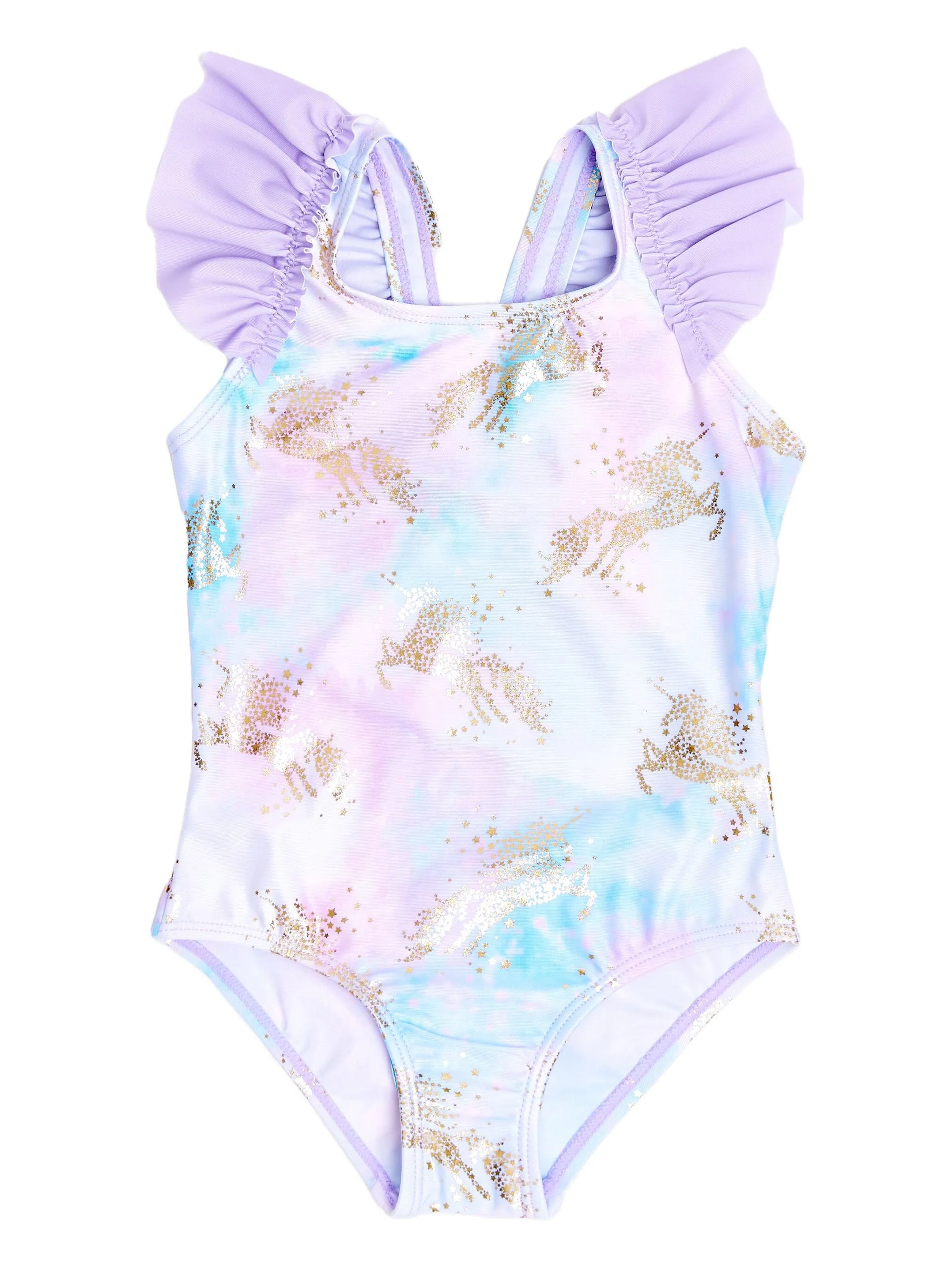 

Купальник с принтом Soliswim Kids, розовый