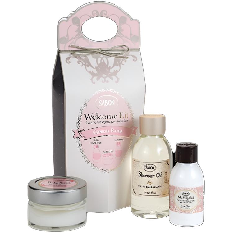 

SABON Увлажняющий набор Emerald Green Rose в подарок средства по уходу увлажняющий эффект 60г+100мл+50мл