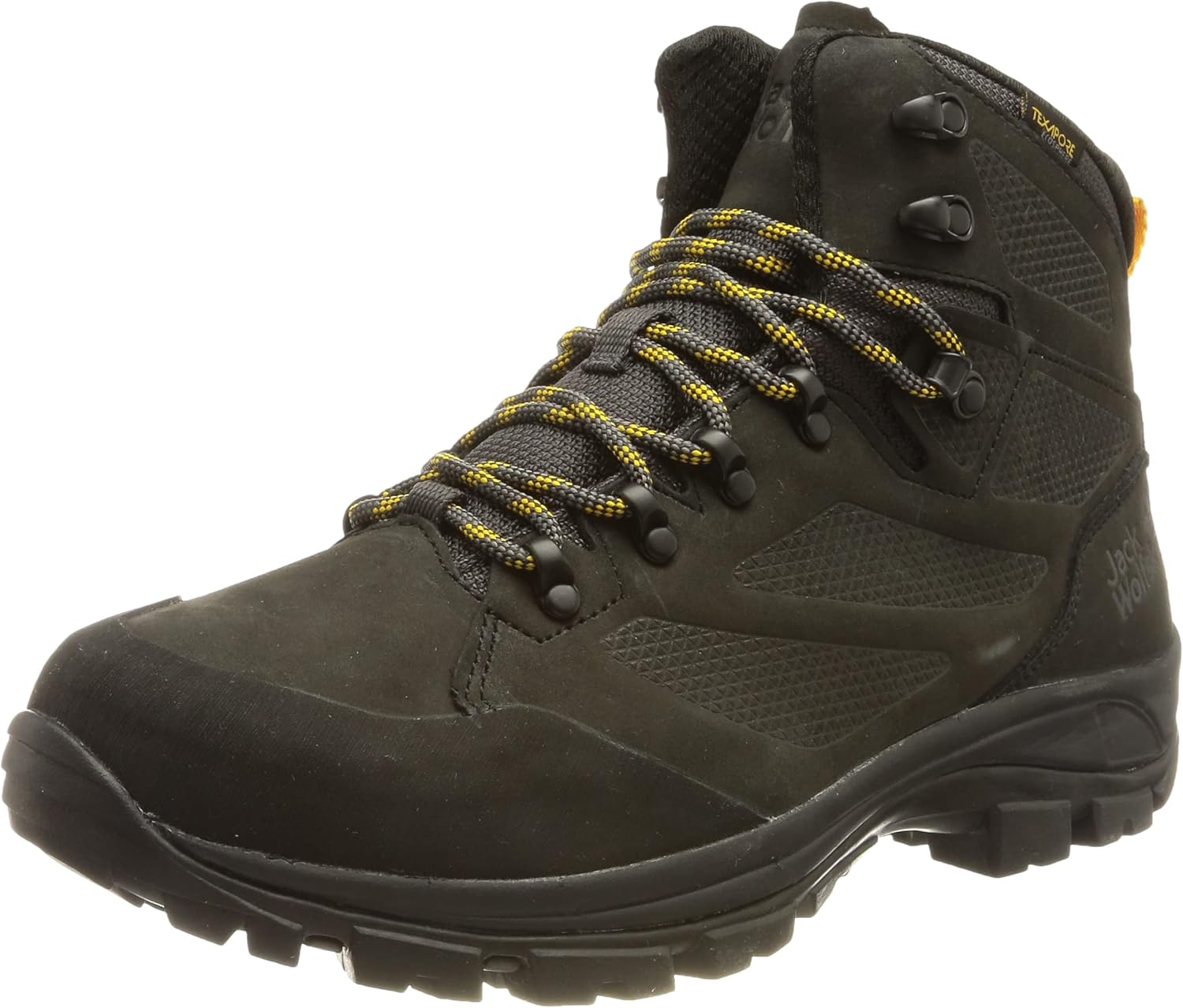 Мужские походные ботинки Jack Wolfskin Rebellion Texapore Mid, Phantom/Burly Yell