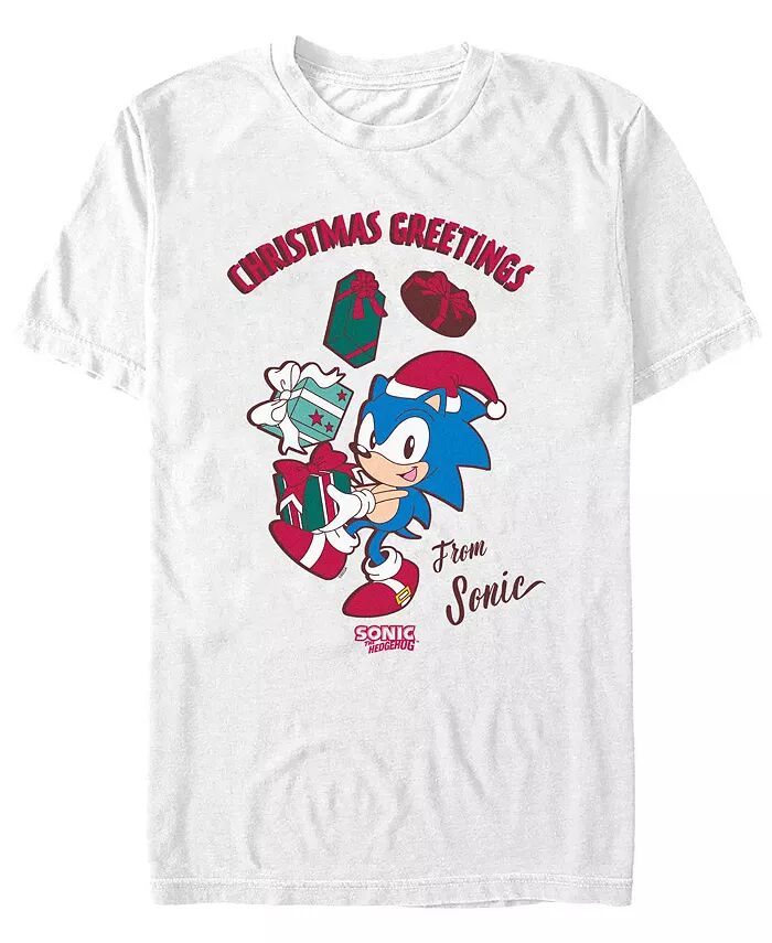 

Мужская футболка с коротким рукавом Merry Christmas Sonic Fifth Sun