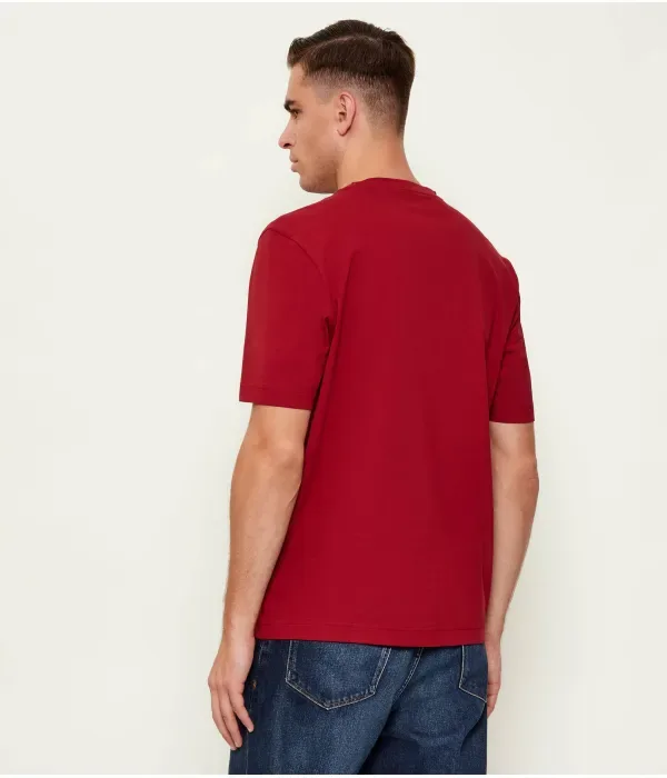 Футболка TChup relaxed fit Boss Orange, бордовый — фото 3