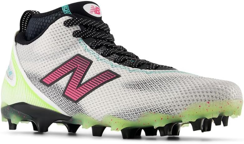 Мужские кроссовки для лакросса New Balance Freezelx V5, белый/черный — фото 4