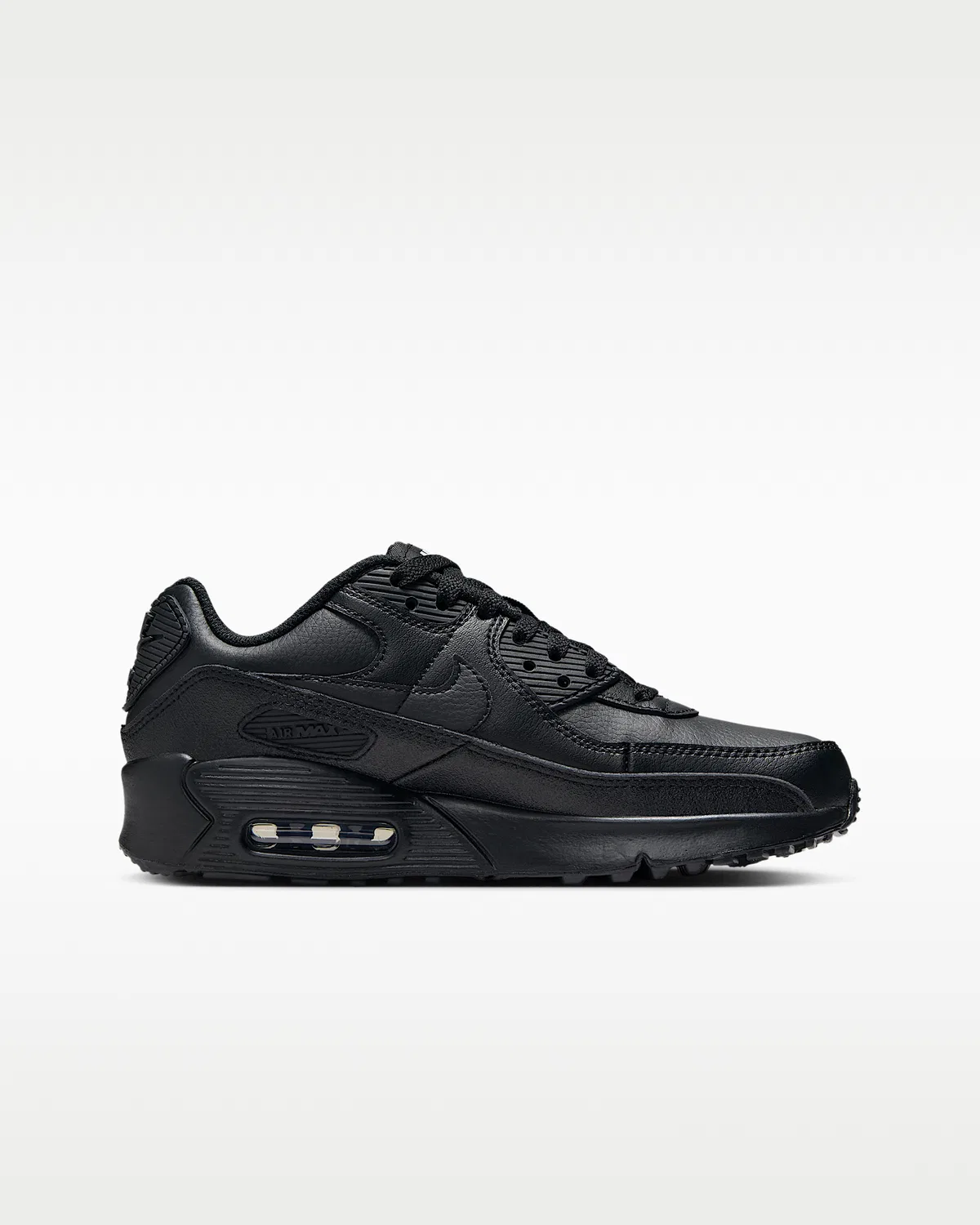 Детские кроссовки Nike Air Max 90 LTR, Black/Black/White/Black — фото 3