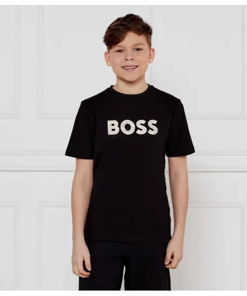 

Футболка Regular fit Boss Kidswear, черный