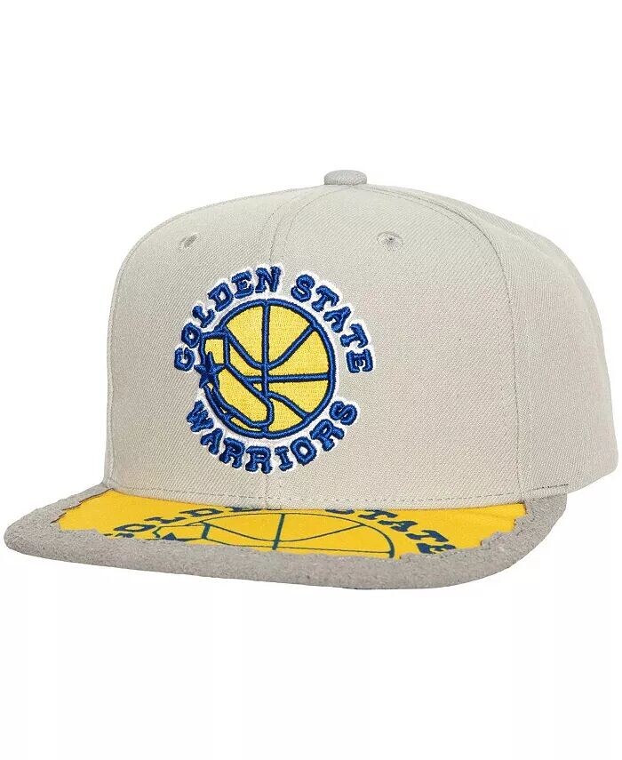 

Мужская серая кепка Golden State Warriors Munch Time Snapback Mitchell & Ness, серый