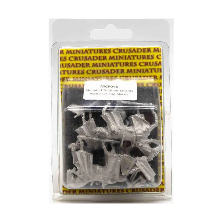 

Конные тевтонские рыцари с топорами и булавами, Historical Miniatures - Assorted (28mm) (Crusader Miniatures)