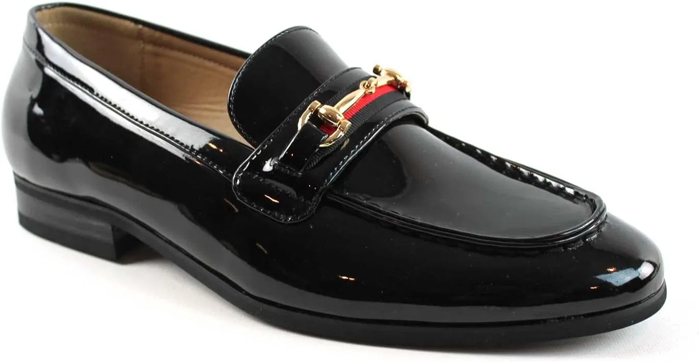 Лоферы, Men's, Black Patent AZAR MAN